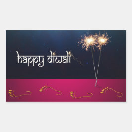 Sparkling Happy Diwali - Sticker