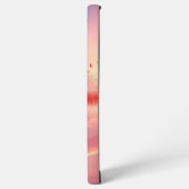 Sparkling Heart and Sunset Phone Case Samsung Galaxy Hoesje (Linkerkant)