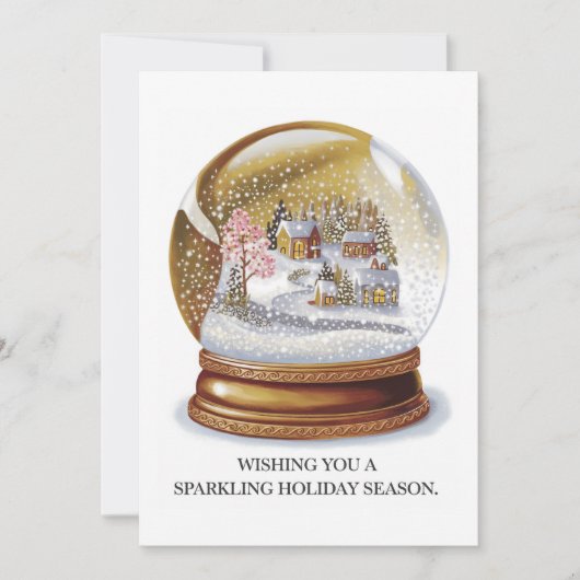 Sparkling Holiday - Kerst Kaart (Voorkant)