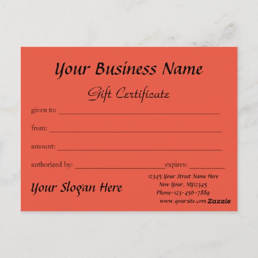 Sparkling Holiday Lights Cadeaubon Briefkaart (Achterkant)