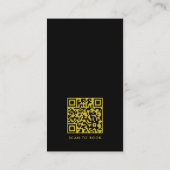 Sparkling House Cleaning service QR-code Visitekaartje (Achterkant)
