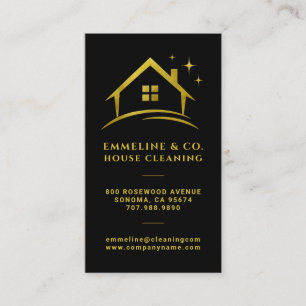 Sparkling House Cleaning Visitekaartje