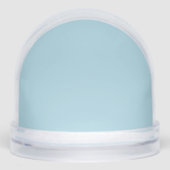 Sparkling Ice Blue Snow Wereldbol voor seizoensdec Sneeuwbol (Voorkant)