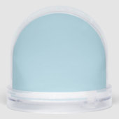 Sparkling Ice Blue Snow Wereldbol voor seizoensdec Sneeuwbol (Achterkant)