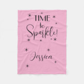 Sparkling Jessica Fleece Deken (Voorkant)