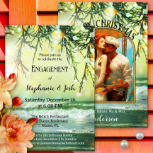 Sparkling Lights Beach Foto Verlovingsfeest