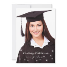 Sparkling Lights Foto Afstuderen Aankondiging