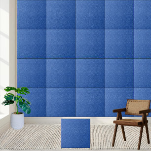 Sparkling Luxe Blauwe Glitter Keramische Tegel Tegeltje