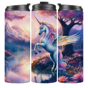 Sparkling Magische Eenhoorn Fantasy Reisbeker Thermosbeker