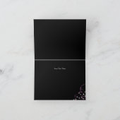 Sparkling Masker & Strik Masquerade Bedankkaart (Binnen)