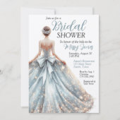 Sparkling Mooie Trouwjurk Vrijgezellenfeest Kaart (Voorkant)