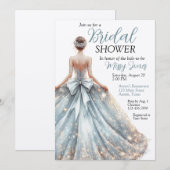 Sparkling Mooie Trouwjurk Vrijgezellenfeest Kaart (Voorkant / Achterkant)