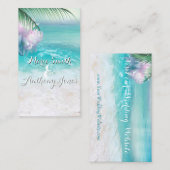 SPARKLING OCEAN WATERS Website Wedding Kaart (Voorkant / Achterkant)