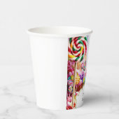 Sparkling Pastel Candyland Verjaardag Papieren Bekers (Rechts)