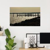 Sparkling Pier Print (Thuiskantoor)