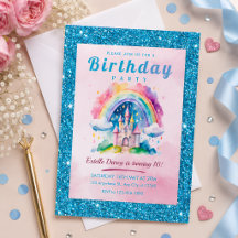 Sparkling Regenboog Kasteel Sweet 16 Verjaardagsfe