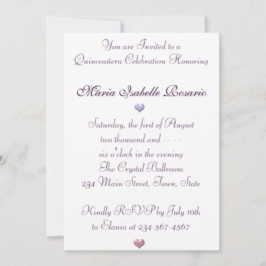 Sparkling Rood met Kroonluchter en Sterren Quincea Kaart (Achterkant)