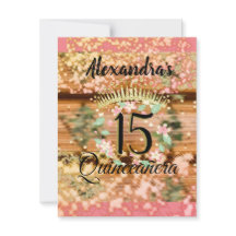 Sparkling Roos Gold Quinceañera Princess Spaans