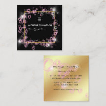 Sparkling Roze en Gouden Zeepbel Schoonheidssalon