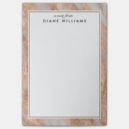 Sparkling Roze Marmer Abstract Patroon Post-it® Notes