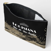 Sparkling Sand Custom Pageant Accessory Bag Etui (Open)