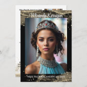 Sparkling Sand Pageant Autograph Kaart QR Code (Voorkant / Achterkant)