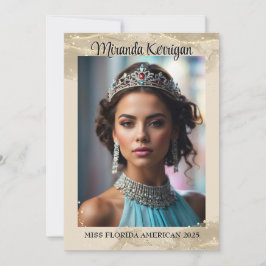 Sparkling Sand Pageant Autograph Kaart QR Code