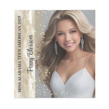 Sparkling Sand Pageant Autograph Pad Notitieblok