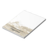 Sparkling Sand Pageant Stationery Small Notepad Notitieblok (Linkerzijde)
