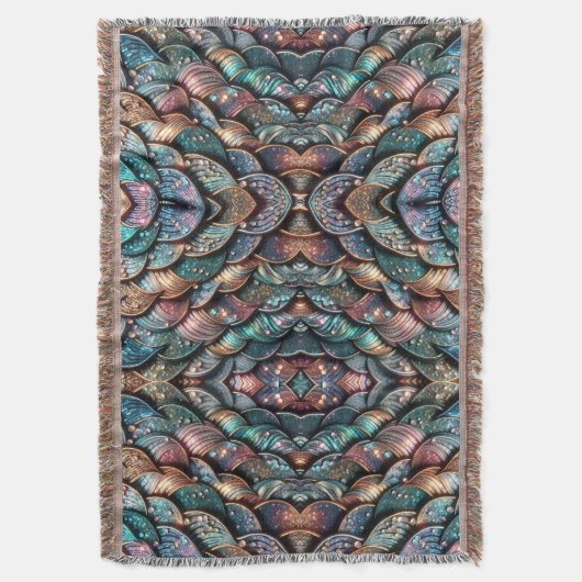 Sparkling Scales Deken (Voorkant Verticaal)