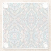 Sparkling Scales Glazen Onderzetter (Achterkant)