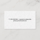 Sparkling Schoon Huis | Zeshoekige Tegels Achtergr Visitekaartje (Achterkant)