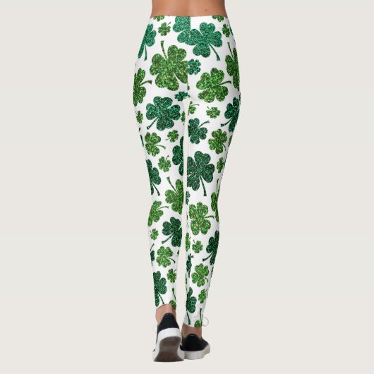 Sparkling Shamrock Delight Leggings (Achterkant)