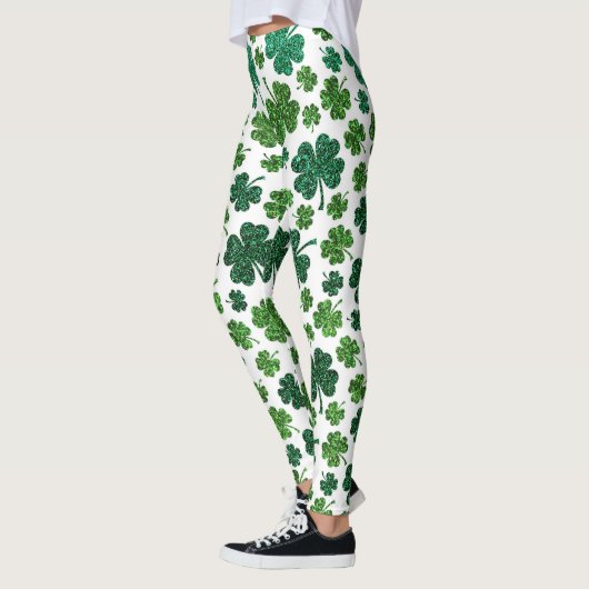Sparkling Shamrock Delight Leggings (Links)