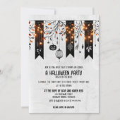 Sparkling Slinger Halloween Feest Kaart (Voorkant)