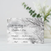 Sparkling Sneeuw en Ijs Winter RSVP + Menu (Staand voorkant)