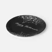 Sparkling Spiderwebs Halloween Party Papieren Bordje (Gekanteld)