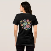 Sparkling Spring Bouquet Tri-Blend Shirt (Achterkant volledig)