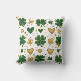 Sparkling St. Patrick's Pattern Design Kussen