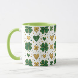 Sparkling St. Patrick's Pattern Design Mok