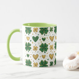 Sparkling St. Patrick's Pattern Design Mok