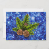 Sparkling Stars Holiday Party uitnodiging (Achterkant)