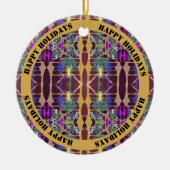 Sparkling Stars -  tekst Keramisch Ornament (Voorkant)