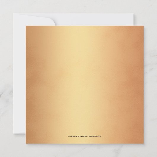 Sparkling String Lights Winter bruiloft uitnodigin Kaart (Achterkant)