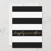 Sparkling Stripes | 30-jarig huwelijksfeest Kaart (Achterkant)