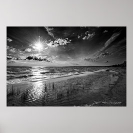 Sparkling Sunrise boven Hammond Bay Poster