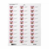Sparkling Vlinderfee Fantasie Kunst Etiket (Full Sheet)