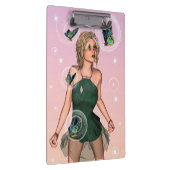 Sparkling Vlinderfee Fantasie Kunst Klembord (Rechts)