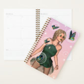 Sparkling Vlinderfee Fantasie Kunst Planner (Display)