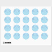 Sparkling Vuurwerk, 4 juli Ronde Sticker (Vel)